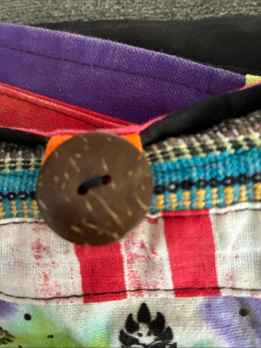 Multicolor Boho Elephant Shoulder Bag by RISING - Picture 3 of 5